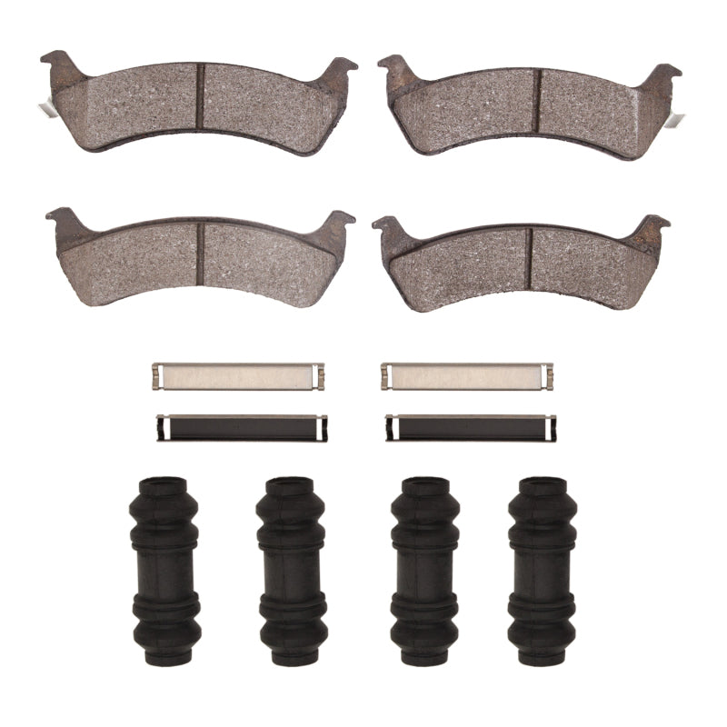 R1 Concepts R1 93-05 Ford Explorer Sport Trac Rear Semi Met Pads & Hardware Kit