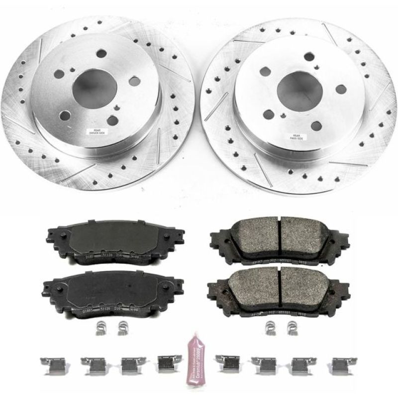 PowerStop Power Stop 15-17 Lexus NX200t Rear Z23 Evolution Sport Brake Kit