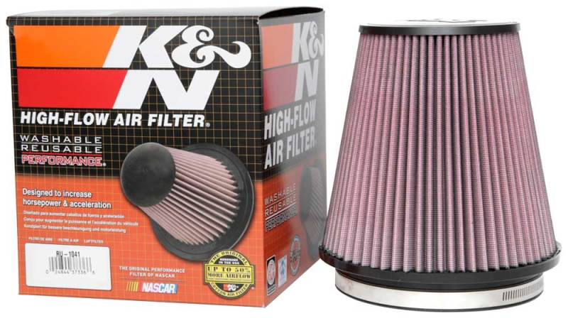 K&N Engineering K&N Universal Clamp-On Air Filter 6in FLG / 7-1/2in B / 5in T / 7-1/2in H