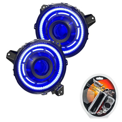 ORACLE Lighting Oracle Oculus Bi-LED Projector Headlights for Jeep JL/Gladiator JT - ColorSHIFT