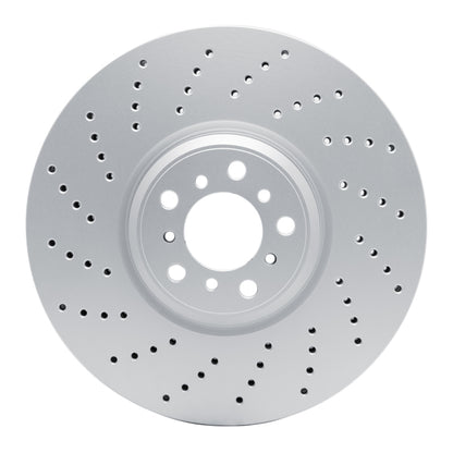 DFC 15-19 BMW X6 Left Front Drilled GeoSPEC Coated Rotor
