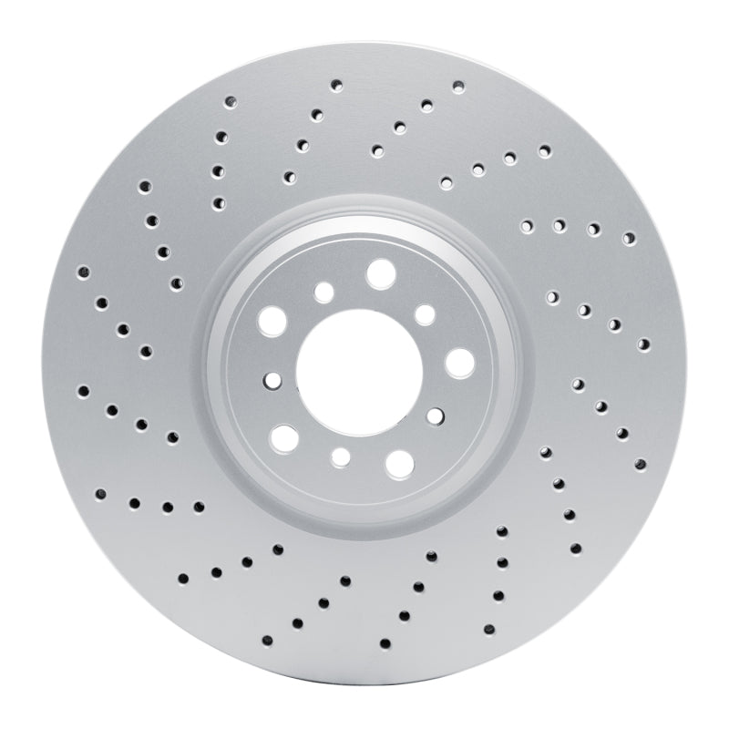 DFC 15-19 BMW X5 Left Front Drilled Hi-Carbon Alloy Geomet Coated Rotor
