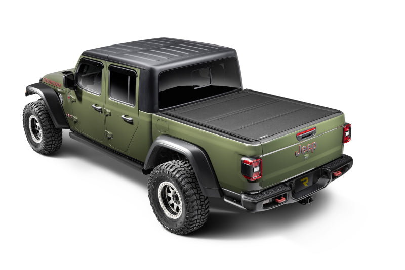 Go Rhino RealTruck 20-24 Jeep Gladiator CC 4dr VoltStep Electric Running Board Kit (Cut/Drill Req.) - Tex Blk