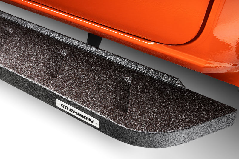Go Rhino RB10 Running Boards - Bedliner - 80in
