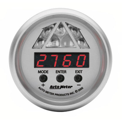 AutoMeter Gauge Tachometer Digital RPM W/ Led Shift Light Ultra-Lite