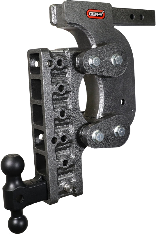 GEN-Y Hitch Gen-Y The Boss Torsion-Flex 2in Shank 17.5in Drop 16K Hitch w/GH-051 Dual-Ball/Stabilizer Kit