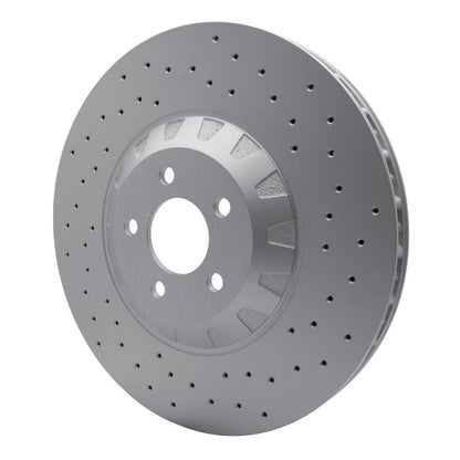 DFC 16-18 Ford Mustang Left Front Drilled GeoSPEC Coated Rotor