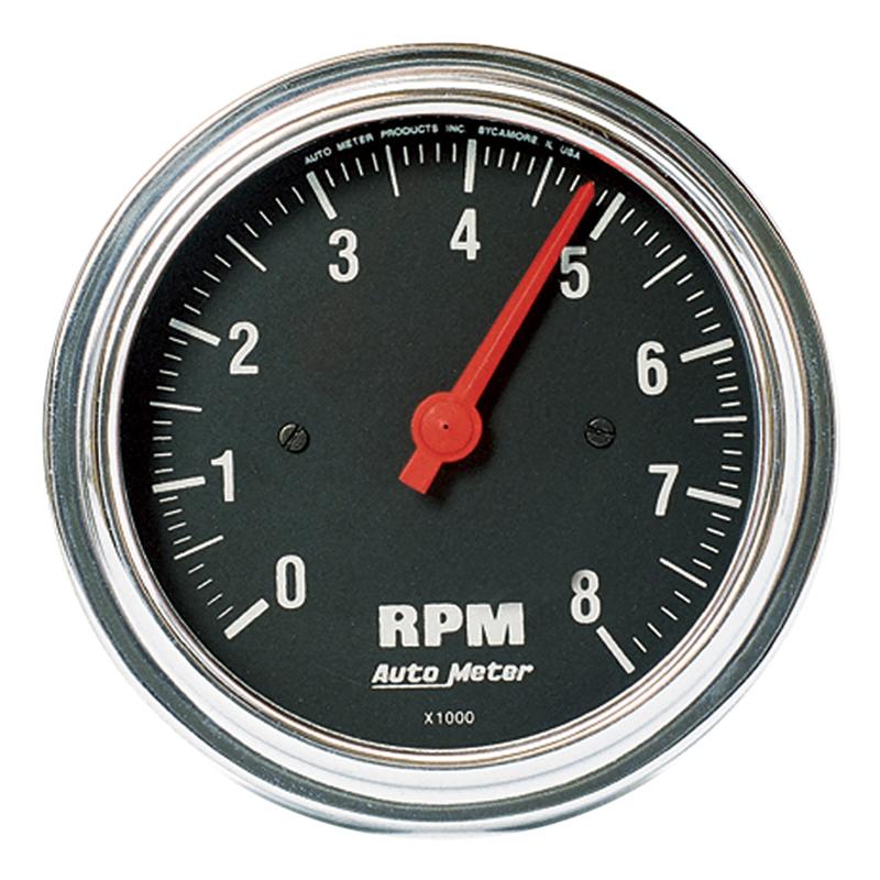 Autometer Traditional Chrome 3-3/8in 120 MPH In-Dash Full Sweep Mechanical Speedometer