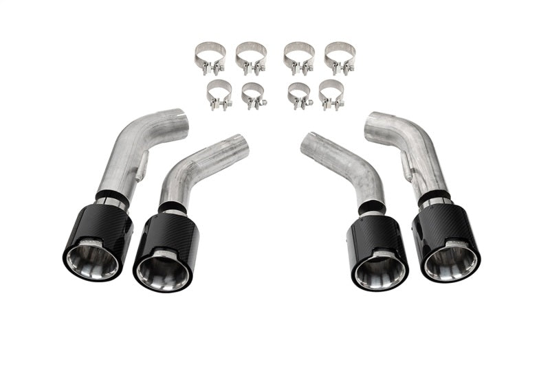 CORSA Performance Corsa 2016-2024 Chevrolet Camaro SS / ZL1 Carbon Fiber 4.5in Twin Tip Kit