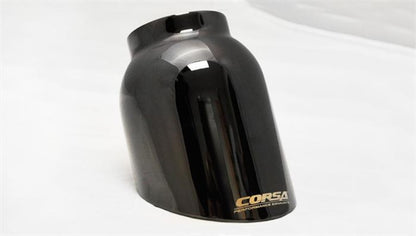 CORSA Performance Corsa 2015-20 Ford F-150 3.5L Ecoboost (Super Crew Cab) Black Sport Single Side Dual 4in Tips CB Exh