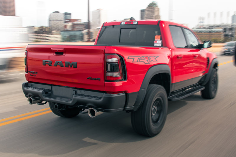 CORSA Performance Corsa 2021-2024 Dodge Ram TRX Crew Cab Baja Catback Exhaust Dual Rear Gunmetal Tip