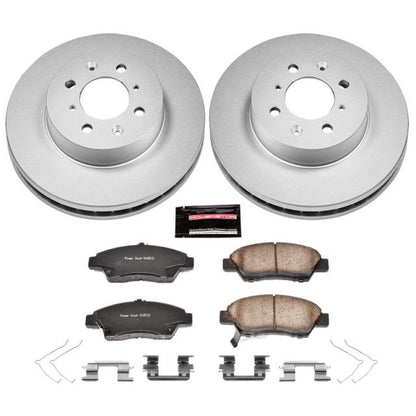 PowerStop Power Stop 09-14 Honda Fit Front Z17 Evolution Geomet Coated Brake Kit
