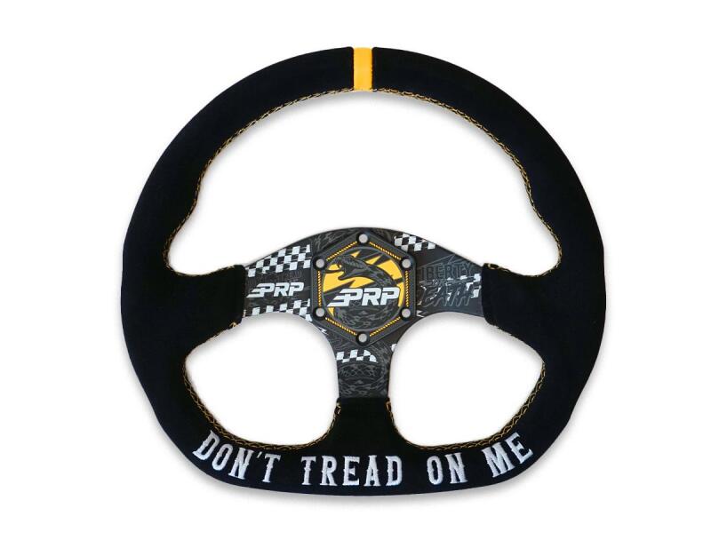 PRP Seats PRP Dont Tread on Me Comp-R Suede Steering Wheel (D-Shaped)