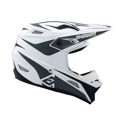 Answer 26 AR1 Mototown Helmet Glossy White/Grey/Black - XS