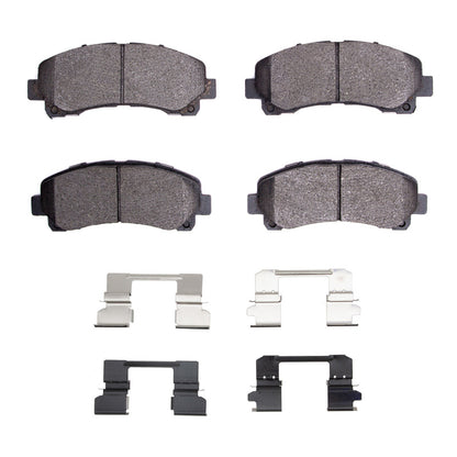 R1 Concepts R1 12-25 Chevrolet Colorado Front Semi Met Pads & Hardware Kit