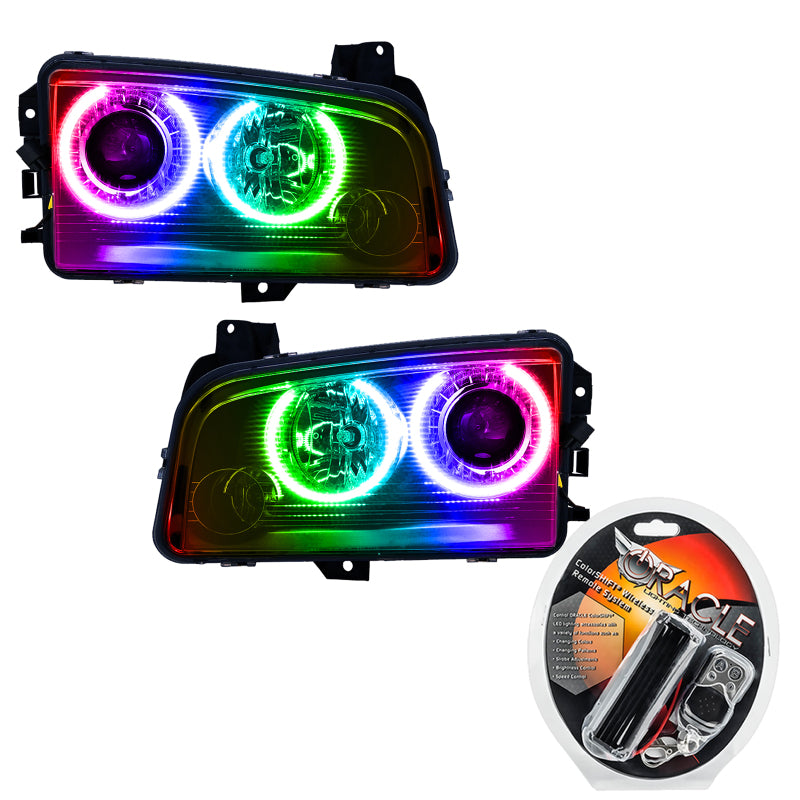 ORACLE Lighting Oracle 08-10 Dodge Charger SMD HL (HID) - ColorSHIFT