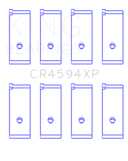 King Engine Bearings Suzuki M16A (Size +0.25mm) Connecting Rod Bearing Set