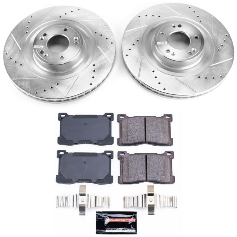 PowerStop Power Stop 12-16 Hyundai Equus Front Z23 Evolution Sport Brake Kit
