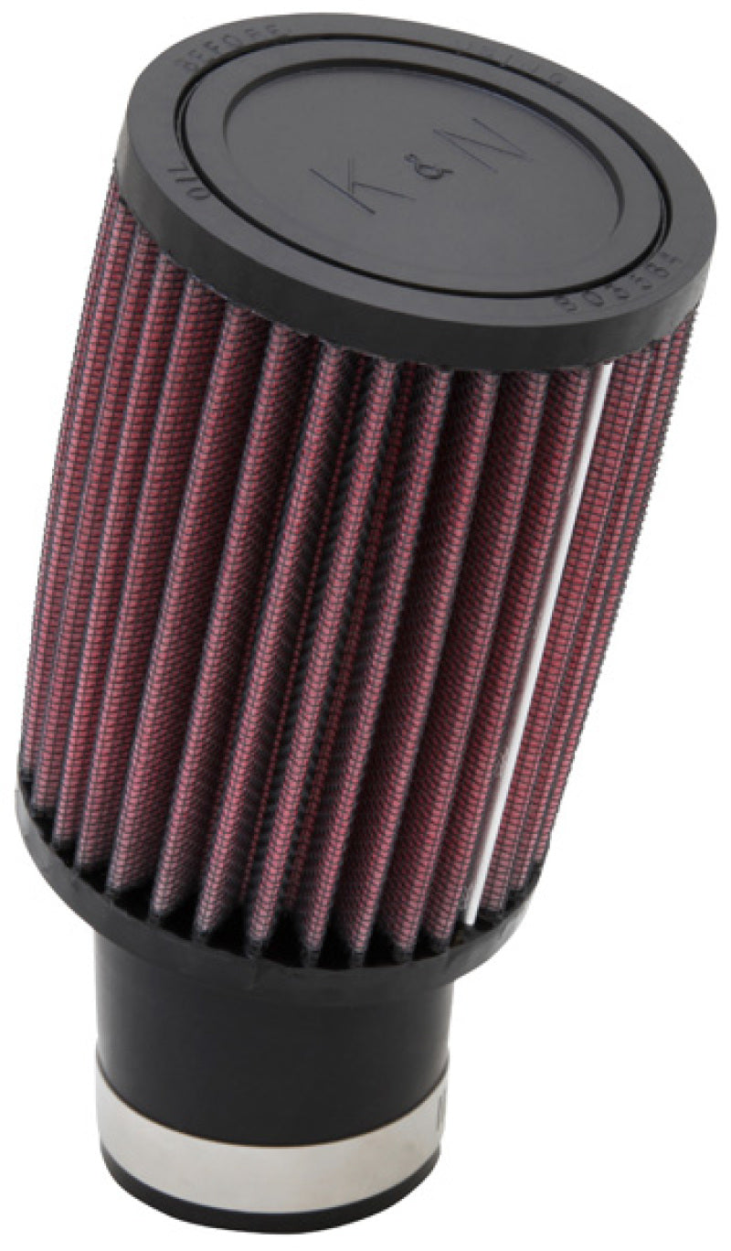 K&N Engineering K&N Filter Universal Rubber Filter - Round Straight - Angled Flange for 81-82 Honda ATC250R 250