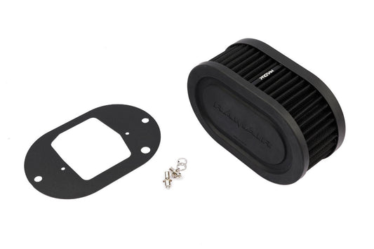 Ramair Pleated Carburettor Air Filter  Baseplate to fit Weber 32/34 DFT 65mm Int Height