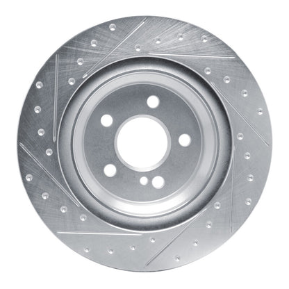 R1 Concepts R1 13-20 Mercedes-Benz SL400 Rear Right Drilled & Slotted Silver Brake Rotor