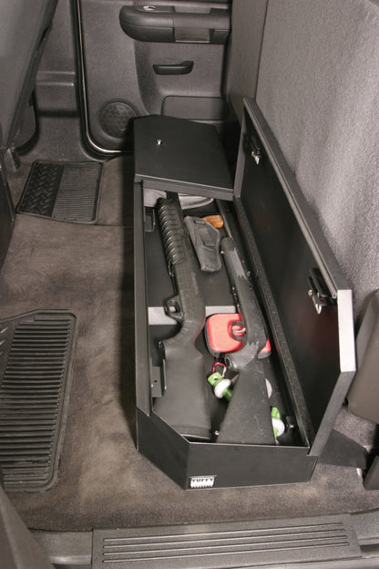 Tuffy Products Tuffy Chevrolet Silverado & Gmc Sierra Underseat Lockbox Full Length W/ Keyed Lock For