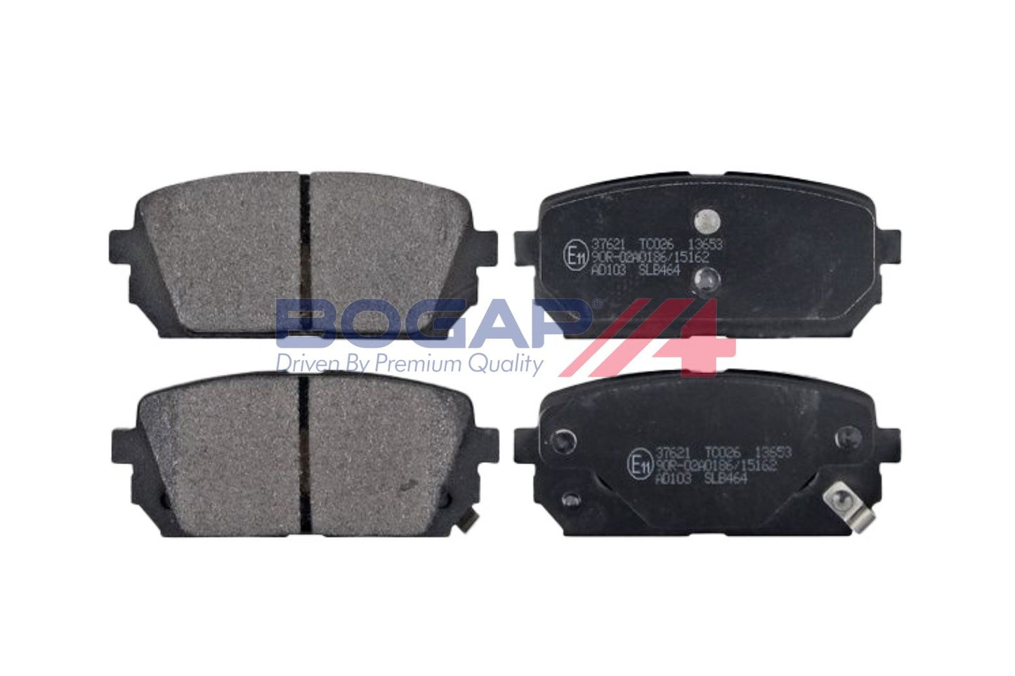 BOGAP Y8210221 Brake Pad Set, Disc Brake