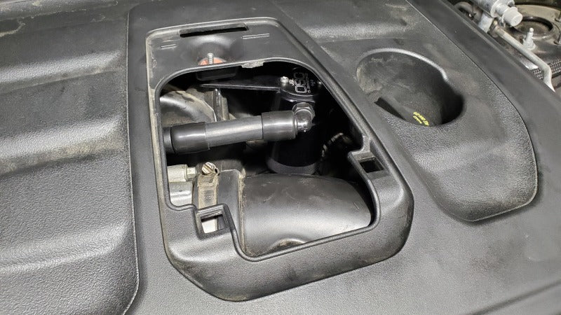 J&L 16-25 Dodge Durango / Jeep Grand Cherokee 3.6L Oil Separator 3.0 Passenger Side - Black Anod