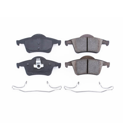 PowerStop Power Stop 01-09 Volvo S60 Rear Z17 Evolution Ceramic Brake Pads w/Hardware