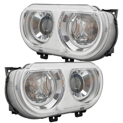 ORACLE Lighting Oracle 08-14 Dodge Challenger SMD HL (HID Style) - ColorSHIFT Dynamic