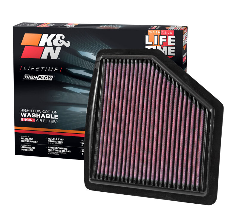 K&N Engineering K&N Replacement Panel Air Filter for 2016 Honda HR-V 1.8L
