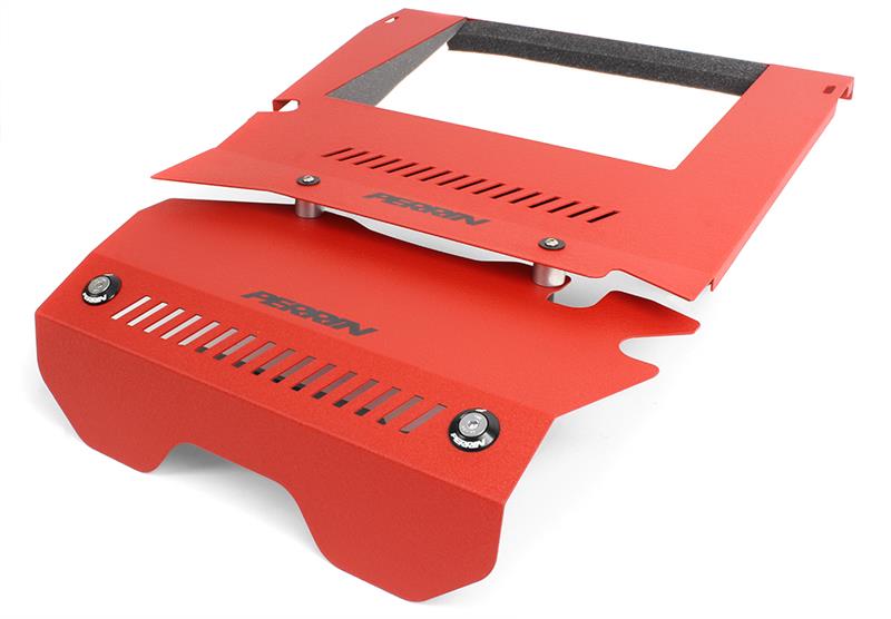 Perrin Performance PERRIN 15-21 Subaru WRX Engine Cover Kit (Intercooler & Pulley Covers Incl.) - Red