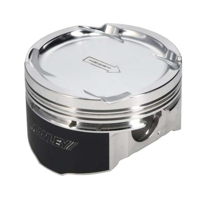 Manley Performance Manley 03-06 Mitsubishi Evo 8/9 4G63T 85.5mm +.5mm Oversized Bore 8.5/9.0:1 Dish Pistons w/ Rings