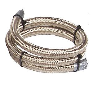 Aeromotive SS Braided Fuel Hose - AN-06 x 12ft