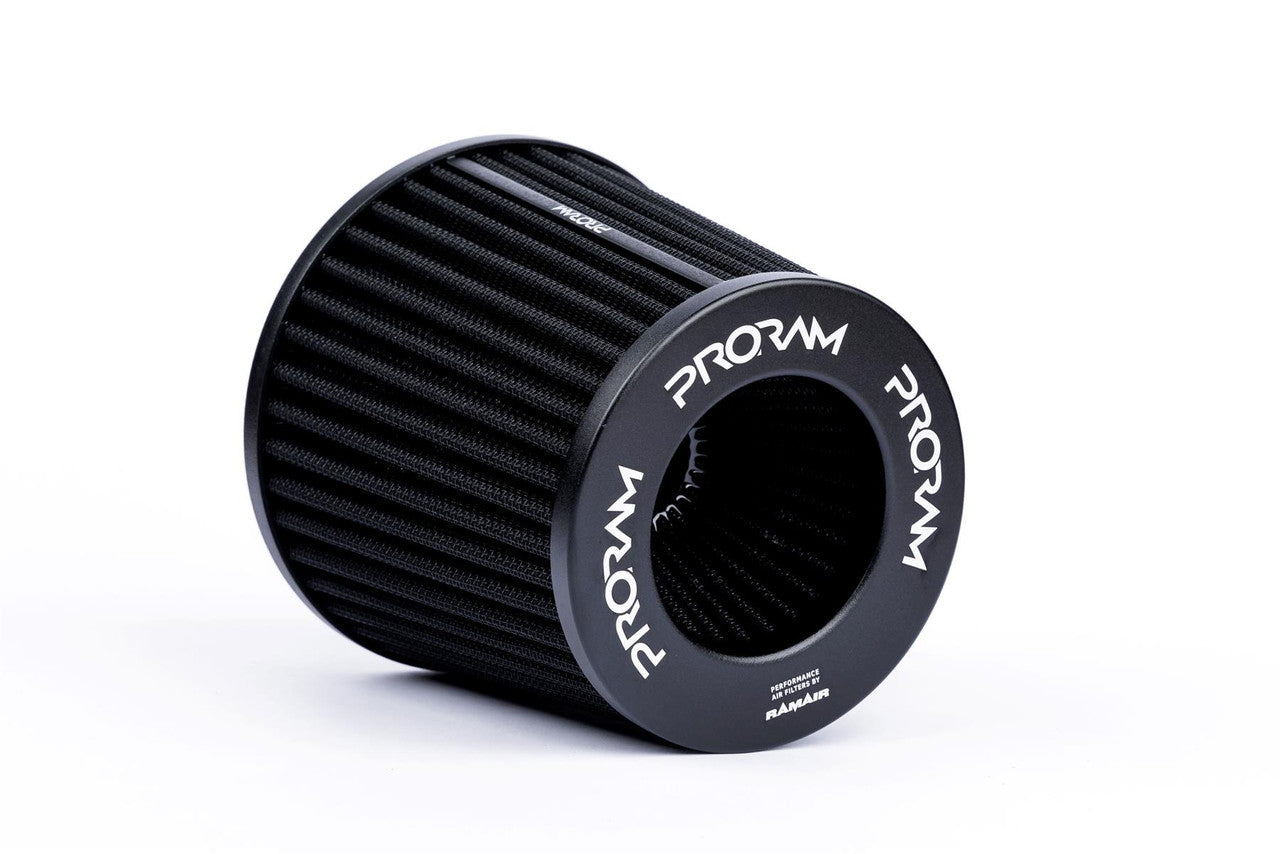 Ramair PJ-150-90-BK-KIT Universal Pleated Multi Fit Cone Air Filter + Silicone - 90mm OD