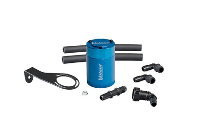 Volant 21-25 Ford Bronco 2.3L Turbo 3oz Aluminum Oil Catch Can w/Mounting Bracket - Blue