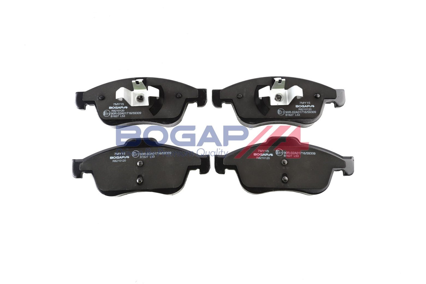 BOGAP R8210120 Brake Pad Set, Disc Brake