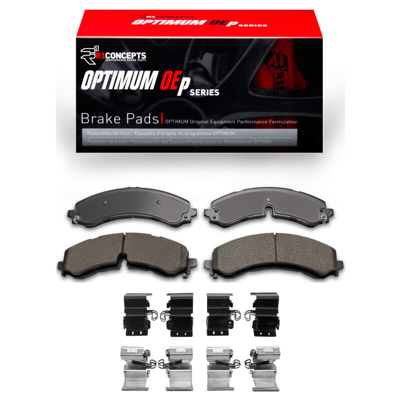 R1 Concepts R1 2020-2025 Chevrolet Silverado 3500 HD Front/Rear R1 Optimum OE Pads & Hardware Kit