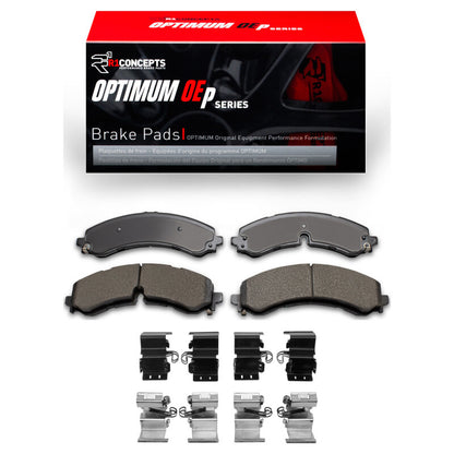 R1 Concepts R1 2020-2025 Chevrolet Silverado 3500 HD Front/Rear R1 Optimum OE Pads & Hardware Kit