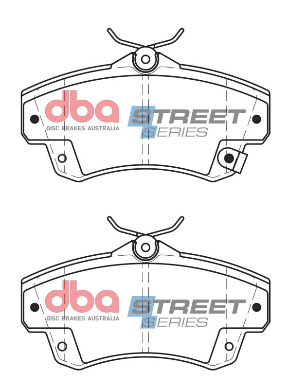 DBA 01-10 Chrysler PT Cruiser Street Series Front Brake Pads