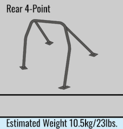 Cusco D1 Chromoly 4-PT Roll Cage Nissan BCNR33 (S/O/No Cancel) CUSCO BLUE