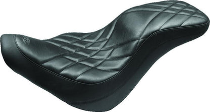Mustang Motorcycle Mustang 18-21 Harley Fat Bob Standard Touring Recessed Passenger Seat - Black