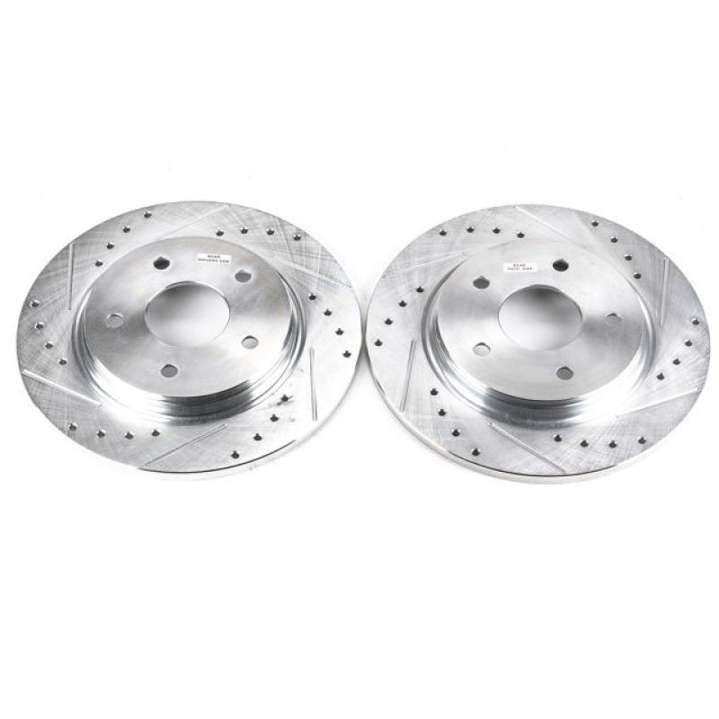 PowerStop Power Stop 08-16 Chrysler Town & Country Rear Evolution Drilled & Slotted Rotors - Pair