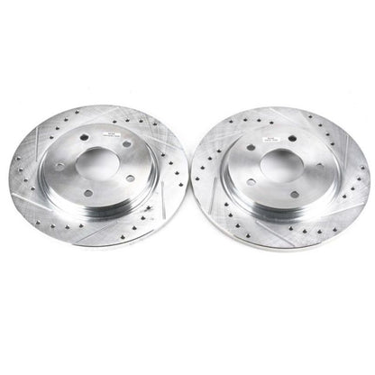 PowerStop Power Stop 08-16 Chrysler Town & Country Rear Evolution Drilled & Slotted Rotors - Pair