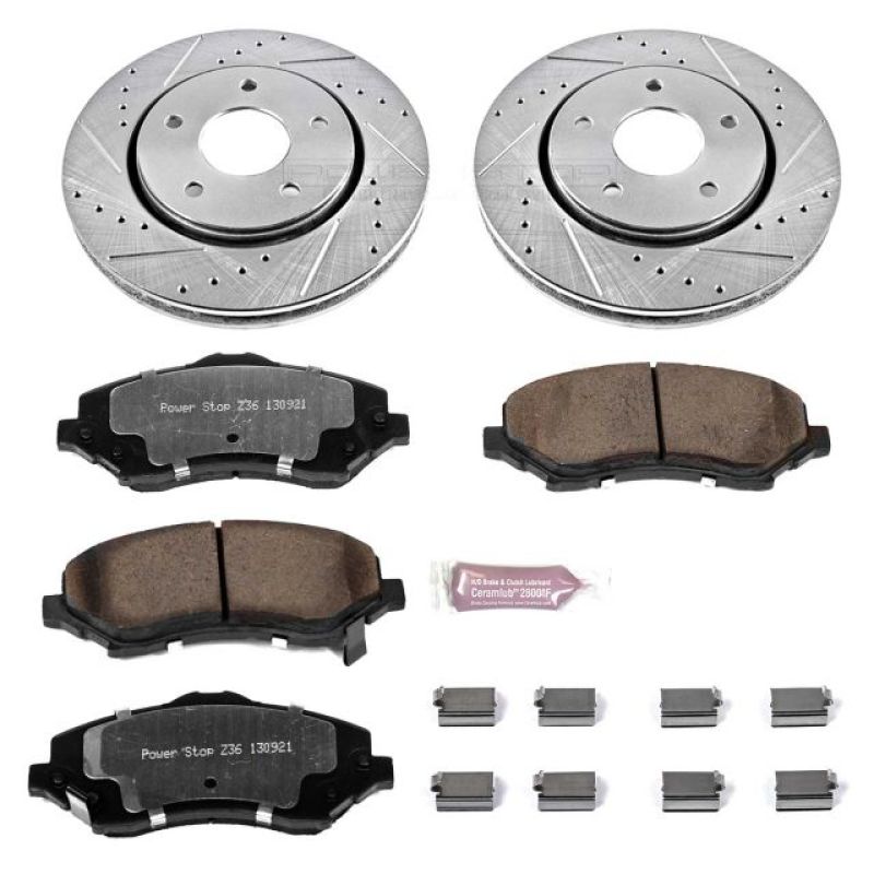 PowerStop Power Stop 08-16 Chrysler Town & Country Front Z36 Truck & Tow Brake Kit
