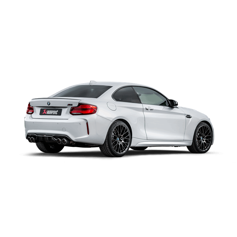 Akrapovic Akrapovic 2018+ BMW M2 Competition/M2 CS (F87N) Slip-On Line (Titanium) w/Carbon Fiber Tips