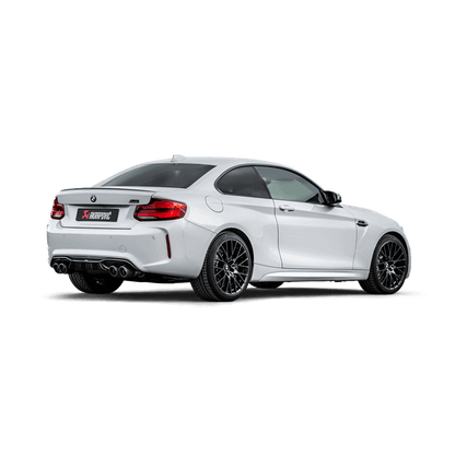 Akrapovic Akrapovic 2018+ BMW M2 Competition/M2 CS (F87N) Slip-On Line (Titanium) w/Carbon Fiber Tips
