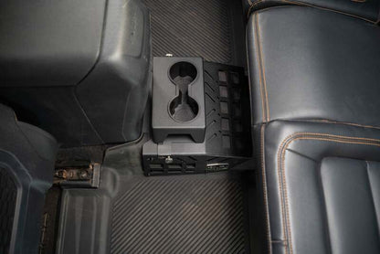 DV8 Offroad DV8 21+ Ford Bronco Rear Seat Cup Holder and Molle Panels (2-Door Models)