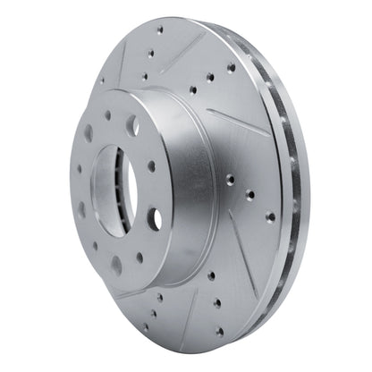 R1 Concepts R1 14-25 Ram Promaster 2500 Front Left Drilled & Slotted Silver Brake Rotor