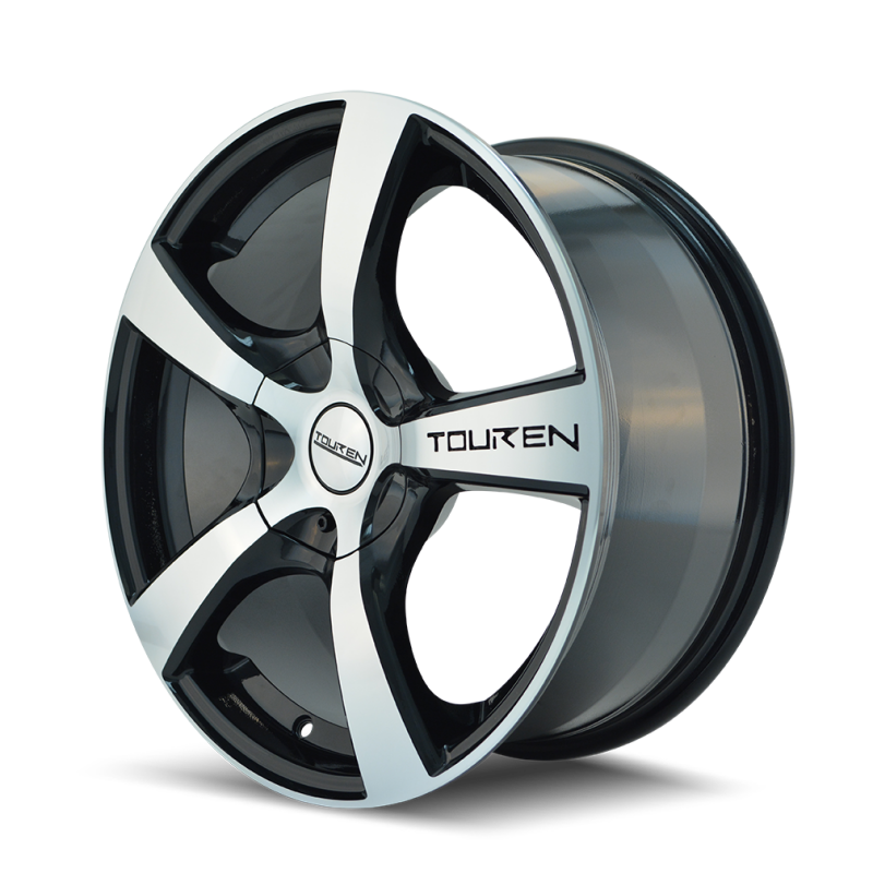 Touren 3190 TR90 16x7 / 5x105/108 BP / 42mm Offset / 72.62mm Hub Gloss Black Machined Wheel
